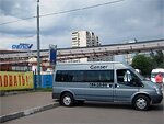 Бесплатный автобус Genser в пункт аренды автомобилей АрендаАвто-ртщ на ул.Добролюбова